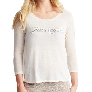 Just Sayin' Graphic Top